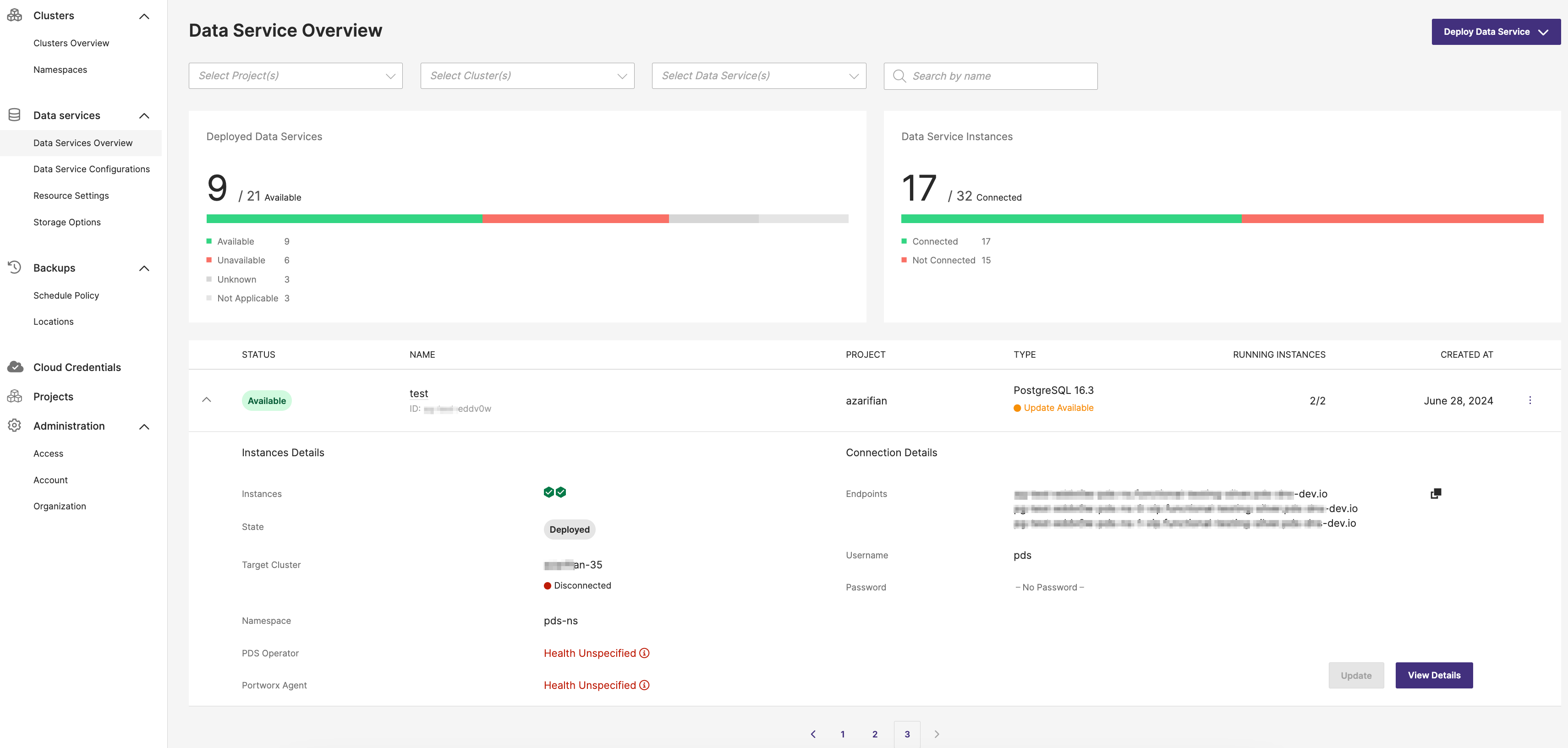 Data services overview