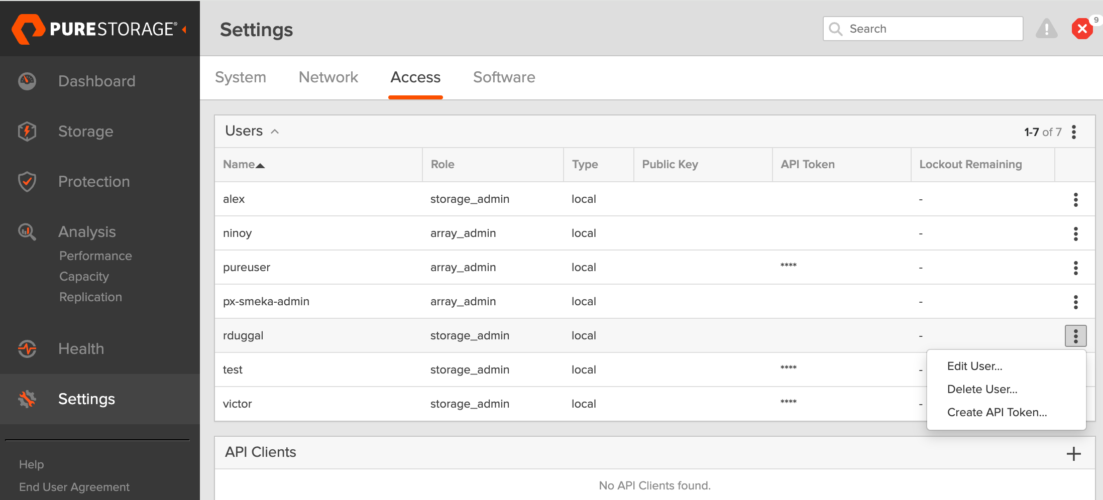 Generate an API token